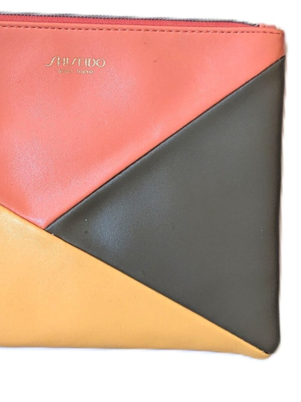 Shiseido Cosmetics Bag Shiseido Colorful Geometric Clutch Cosmetic Makeup Case - Picture 5 of 6